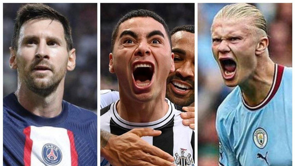Crónica / ¡Los datos goleadores con el que Miguel Almirón igualó a Messi y a Haaland!
