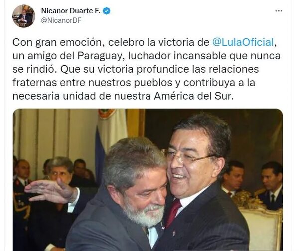 Victoria de Lula en Brasil: repercusiones en Paraguay - Política - ABC Color