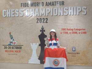 Montiel, subcampeona de ajedrez en Malta - Polideportivo - ABC Color