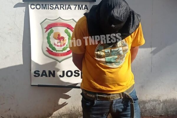 Capturan a ladrón que intentó robar celulares de dos camioneros en Km 4 – Diario TNPRESS