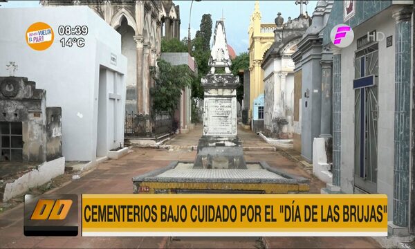 Cementerios bajo cuidado por el ''Día de las Brujas'' - Paraguaype.com