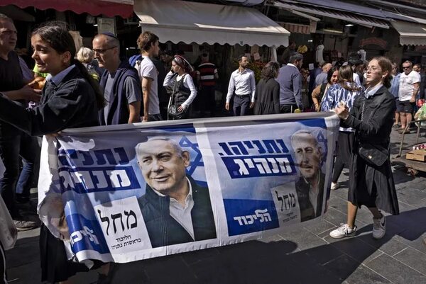 Israel vota mañana en legislativas que podría devolver al poder a Netanyahu - Mundo - ABC Color