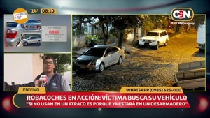 Robacoches en acción: Víctima busca su vehículo - C9N