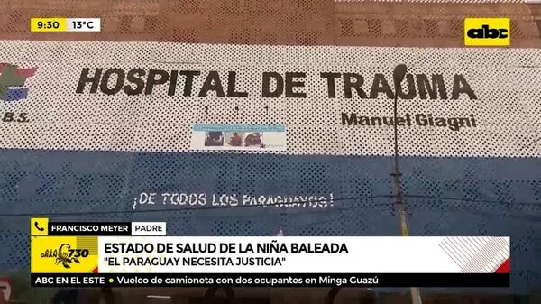 Estado de salud de la adolescente baleada - ABC Noticias - ABC Color