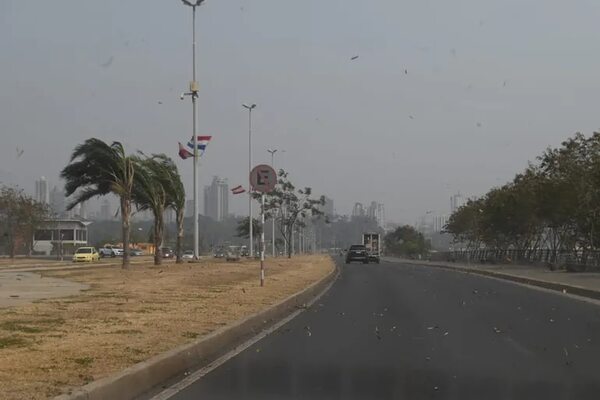 Alertan sobre vientos de hasta 80 km/h para todo el país - Nacionales - ABC Color
