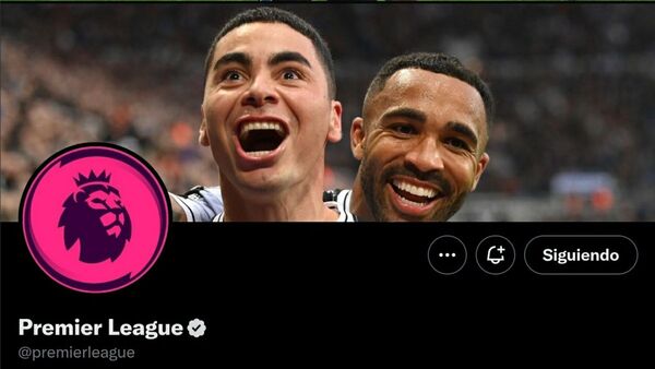 Premier League puso a Miguel Almirón como foto de portada en sus redes