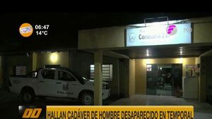 Hallaron el cuerpo de un hombre que fue arrastrado por raudal