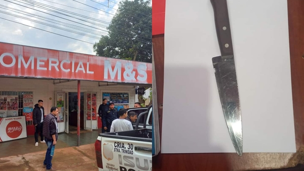 Reducen a joven que sup. intentó asaltar a comerciantes en Trinidad