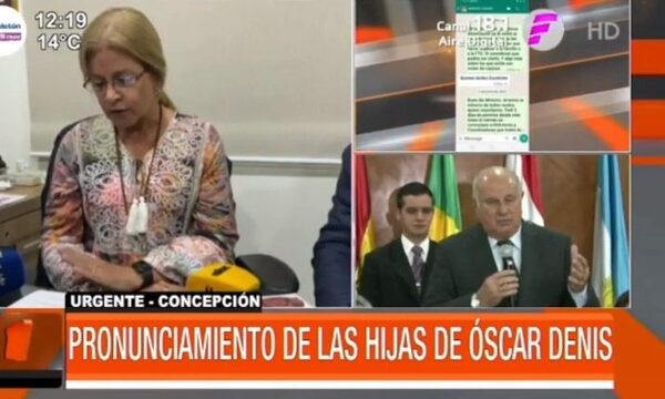 "El nombre de papá está siendo manoseado", hijas de Óscar Denis - Paraguaype.com