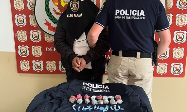 Detienen a presunto microtraficante