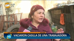 Vaciaron casilla de una trabajadora - SNT