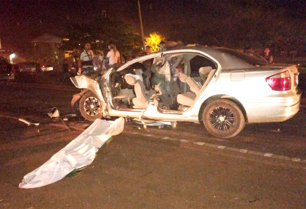 Fallece tercera víctima de brutal choque de automóvil en el km 19 - La Clave