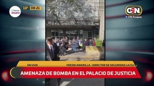 Amenaza de bomba en el Palacio de Justicia - C9N