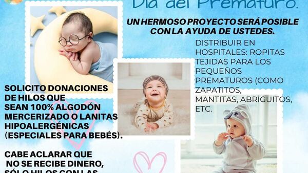 ¡Admirable! Mujeres tejen ropitas para entregar a bebés prematuros internados