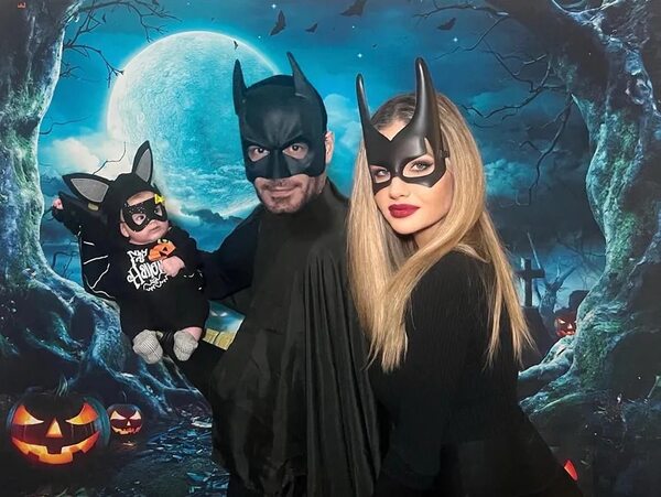 Mario Cimarro celebró los dos meses de Briana con una temática de Halloween - Gente - ABC Color
