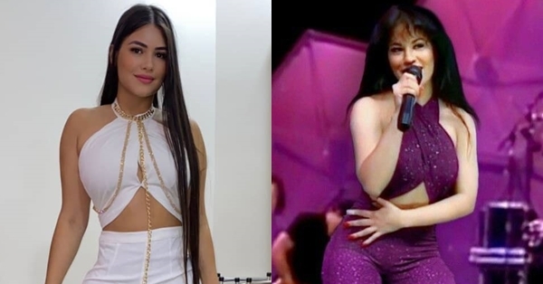 ¡Idénticas! Apareció la Selena Quintanilla paraguaya