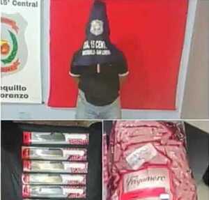 Cayó por intentar llevarse tapa cuadril para su asado