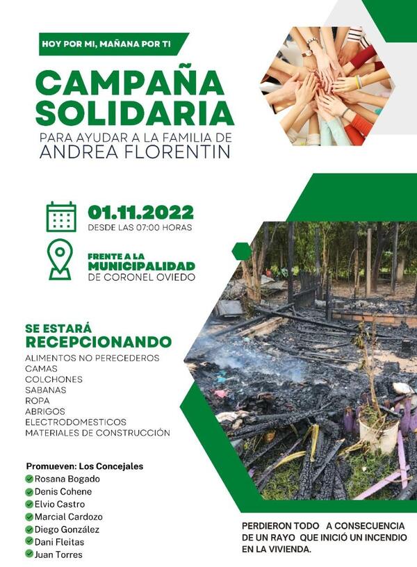 Campaña solidaria para la familia Florentín – Prensa 5