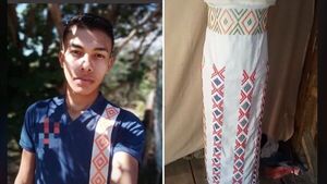 Ever Vera quiere dar a conocer los bordados ancestrales de los mbya guaraní