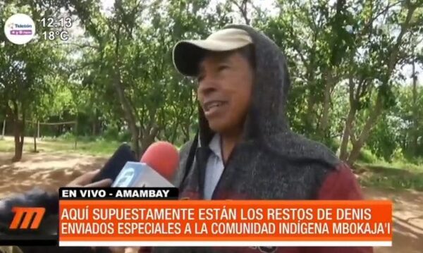 Aquí supuestamente están los restos de Óscar Denis | Telefuturo