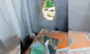 Sospechan que limpiavidrios hicieron boquete para robar tienda de celulares en Coronel Oviedo - OviedoPress