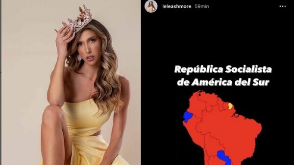 Critican a la Miss Universo Paraguay por opinar sobre política