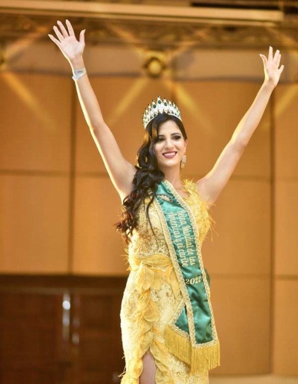 Paraguaya, Fiorella Zaracho es “Reina Mundial de las Américas y el Caribe”