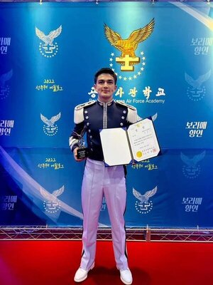 Joven militar paraguayo becado en Corea del Sur se destacó en competencia internacional - El Trueno