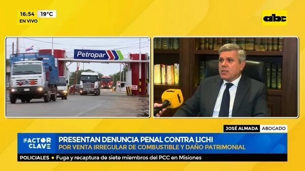Presentan denuncia penal contra Lichi - Factor Clave - ABC Color
