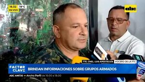 Brindan informaciones sobre grupos armados - Factor Clave - ABC Color