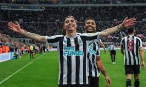 Almirón con sus seis goles, lo mejor de octubre para el Newcastle - Paraguaype.com