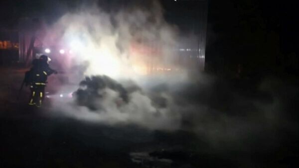 Principio de incendio en fábrica de plásticos en San Antonio