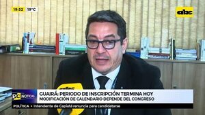 Guairá: Periodo de inscripción termina hoy - ABC Noticias - ABC Color