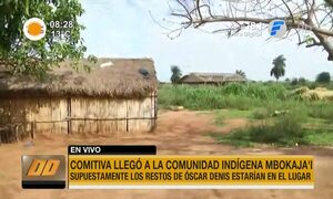 Comitiva llegó a comunidad indígena donde estarían los restos de Óscar Denis - Paraguaype.com