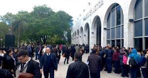 La Nación / Falsa alarma de bomba en el Palacio de Justicia