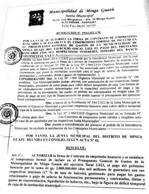 Minga Guazú: Con préstamos, pagarán salarios, dietas y aguinaldo - La Clave