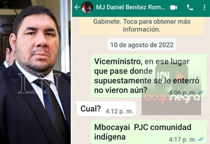 Diario HOY | Pese a los chats, actual Ministro de Justicia niega haber recibido dato sobre Óscar Denis