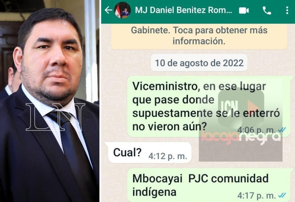 Diario HOY | Pese a los chats, actual Ministro de Justicia niega haber recibido dato sobre Óscar Denis