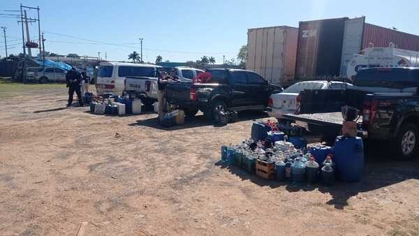 Diario HOY | Combustible de contrabando: incautan 1.500 litros en Roque Alonso