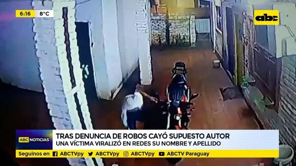 Tras denuncia de robos cayó supuesto autor - ABC Noticias - ABC Color