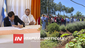MUNICIPALIDAD DE CARMEN DEL PNÁ. FIRMA CONVENIO CON ESCUELA AGRÍCOLA ARGENTINA