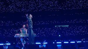 Tini sorprendió en concierto de Coldplay en Argentina