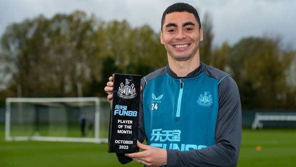 Miggy Almirón es elegido como jugador del mes en el Newcastle - Megacadena — Últimas Noticias de Paraguay