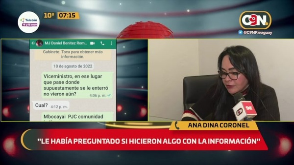 Ana Dina Coronel difunde más chats - C9N