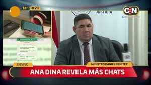 Ana Dina Coronel reveló más chats - C9N