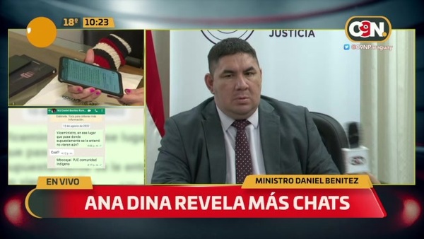 Ana Dina Coronel reveló más chats - C9N
