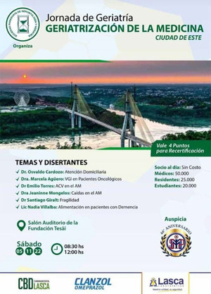Fundación Tesãi realizará Jornada de Geriatría el sábado 5 de noviembre | DIARIO PRIMERA PLANA