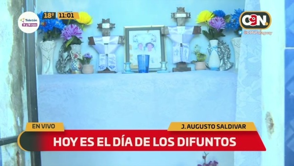 Familiares visitan a sus difuntos en los cementerios - C9N