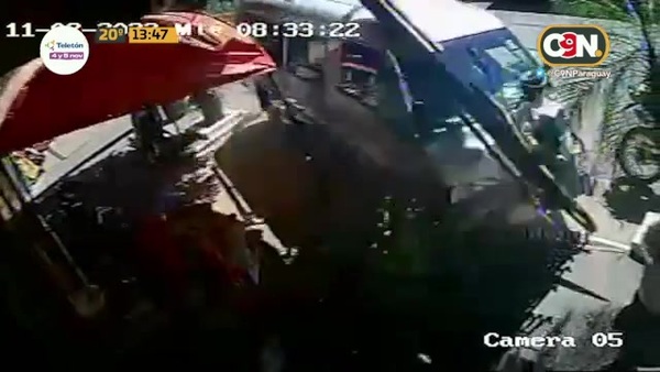 Brutal choque en Piribebuy - C9N