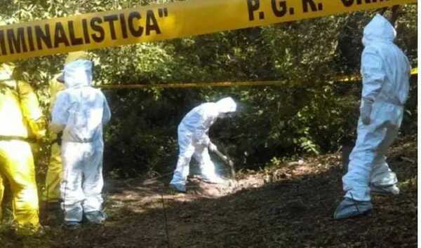 Hallan fosa clandestina debido a un perro con pierna humana en su hocico